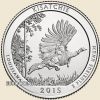 USA 25 cent (27) '' KISATCHIE '' Nemzeti Parkok '' 2015 UNC !